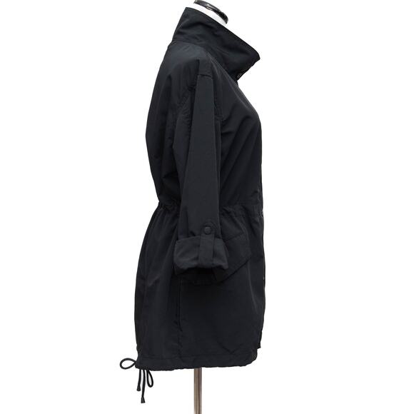 Sanctuary Black Anorak Utility Rain Jacket Size Medium - Picture 4 of 11